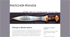 Desktop Screenshot of hatcherknives.com